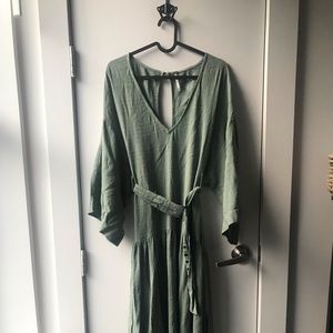 Free people sea foam green dress